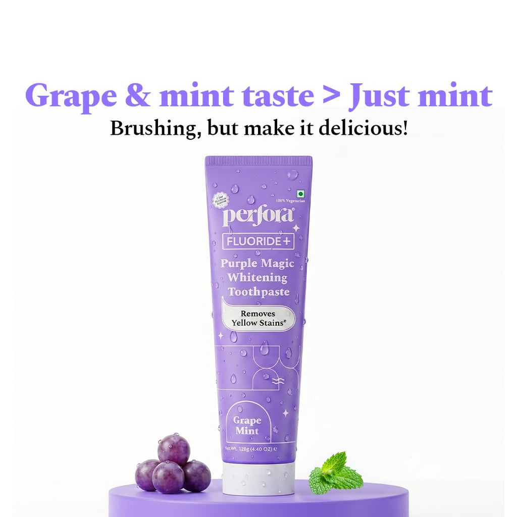 HR Purple Whitening Toothpaste grape mint
