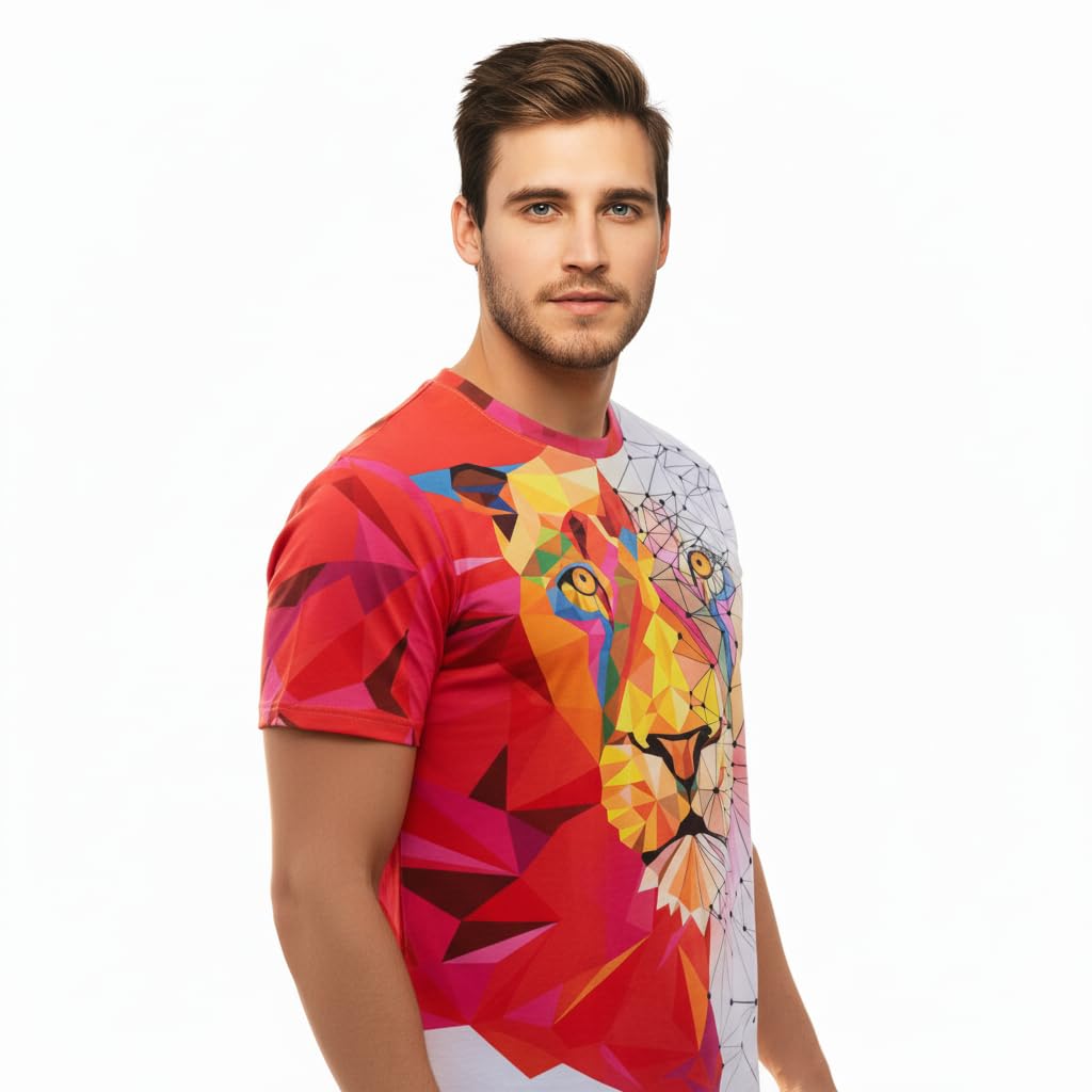 Fierce Art Lion Graphic