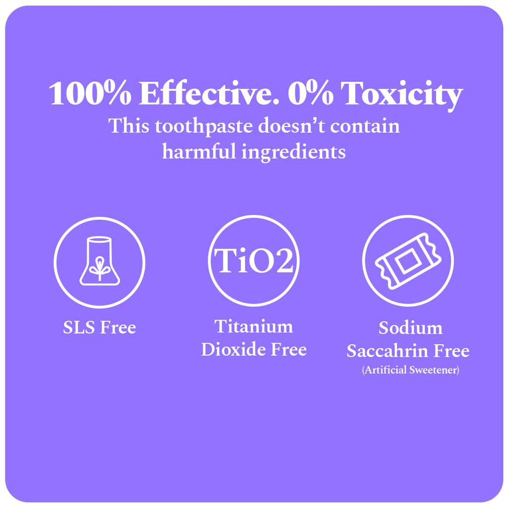 HR Purple Whitening Toothpaste grape mint