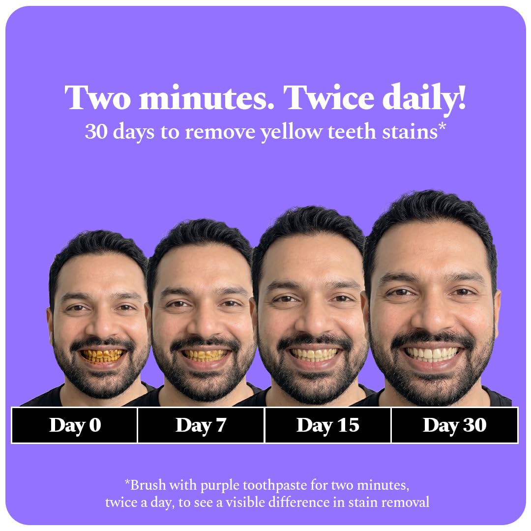 HR Purple Whitening Toothpaste grape mint