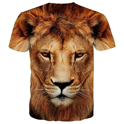 3D Animal Print T Shirt
