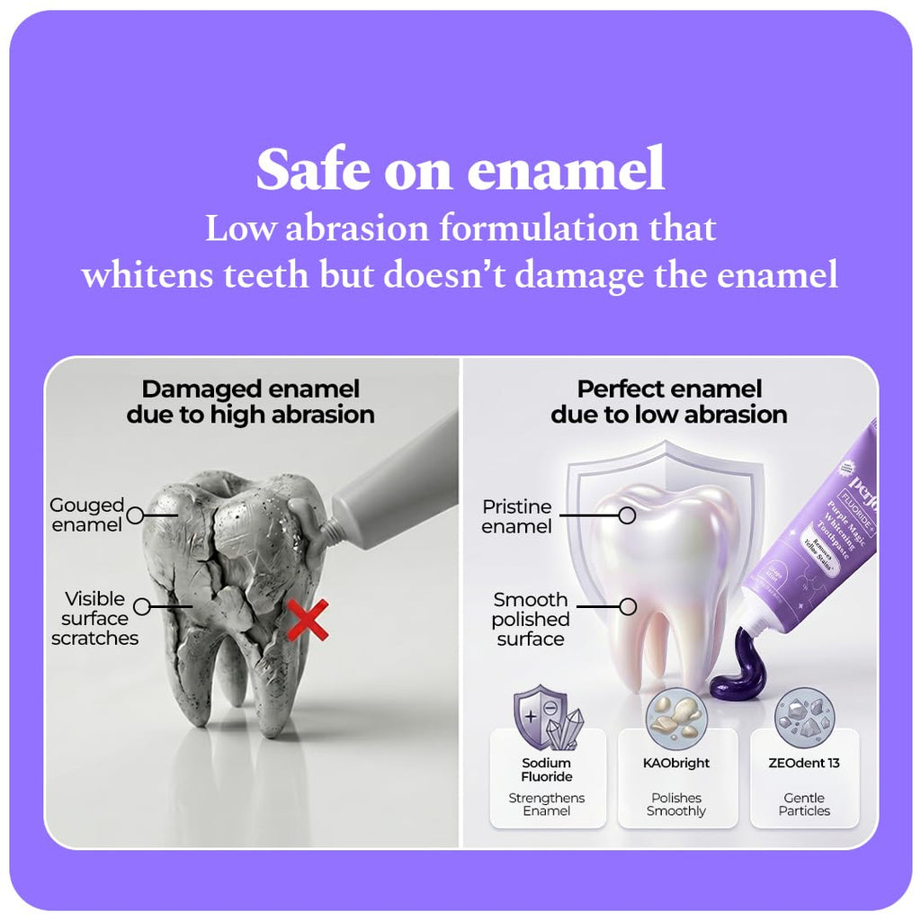 HR Purple Whitening Toothpaste grape mint