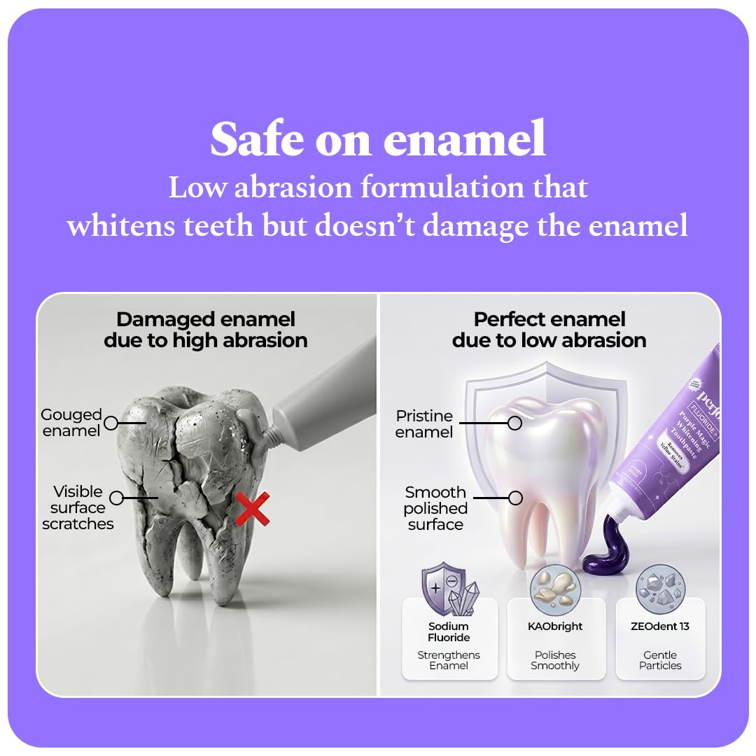 HR Purple Whitening Toothpaste grape mint