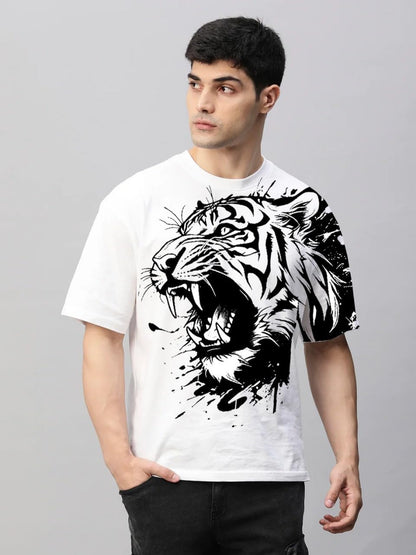 Black Printed Graphic t