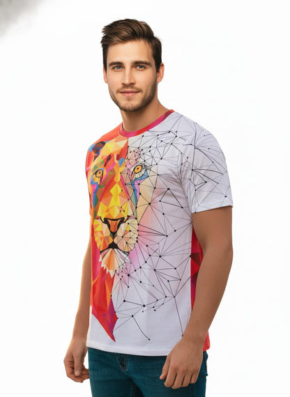 Fierce Art Lion Graphic