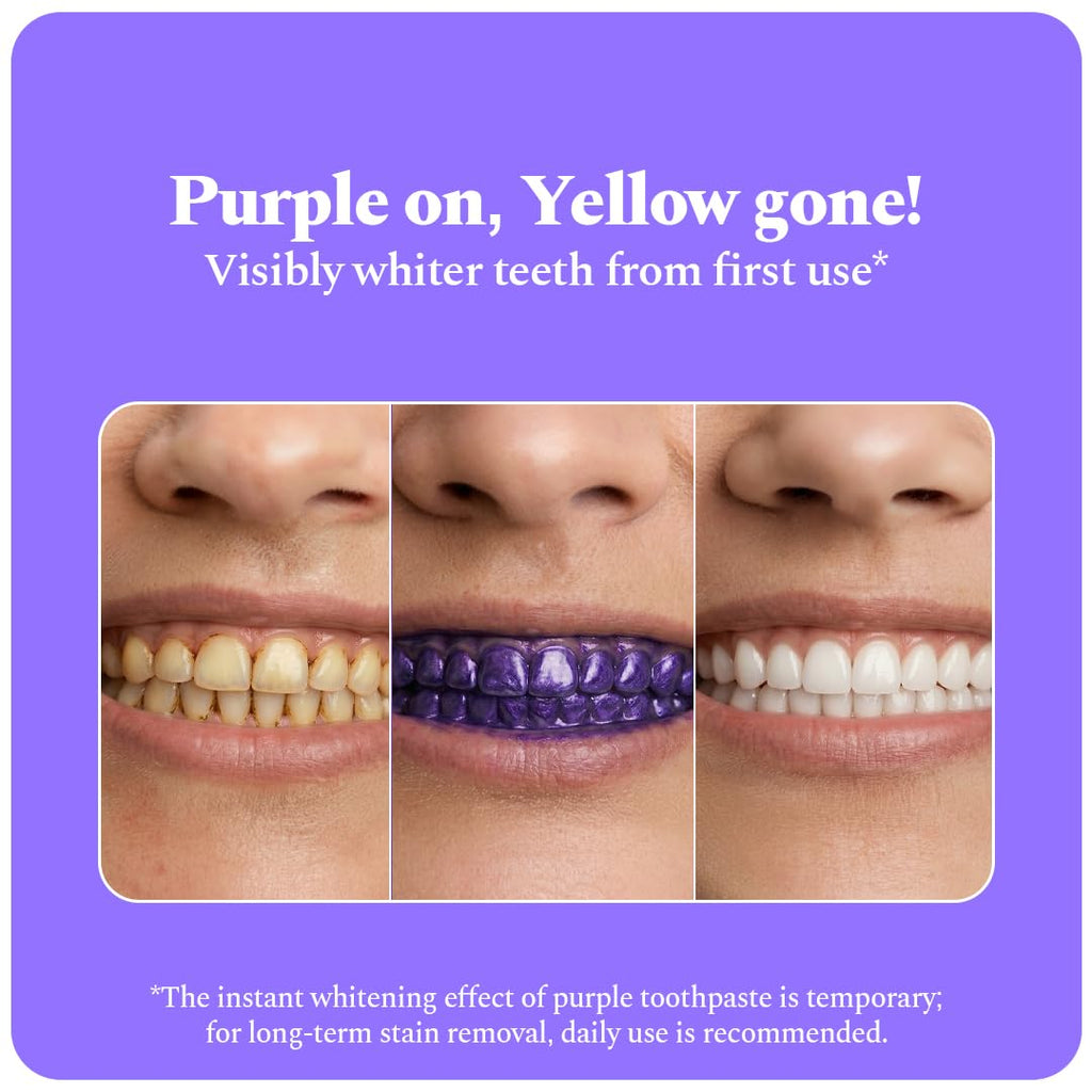 HR Purple Whitening Toothpaste grape mint