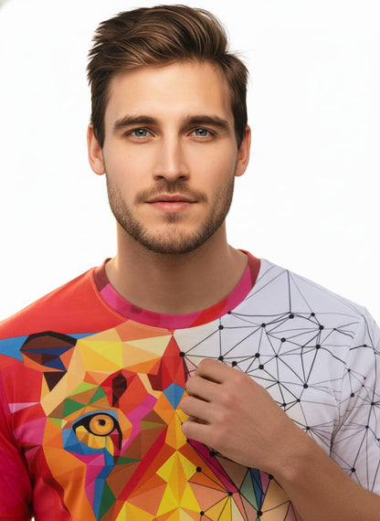 Fierce Art Lion Graphic