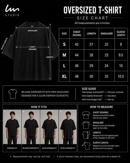 Baggy Fit t shirt for men
