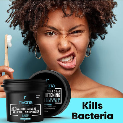 HR charcoal teeth whitning powder
