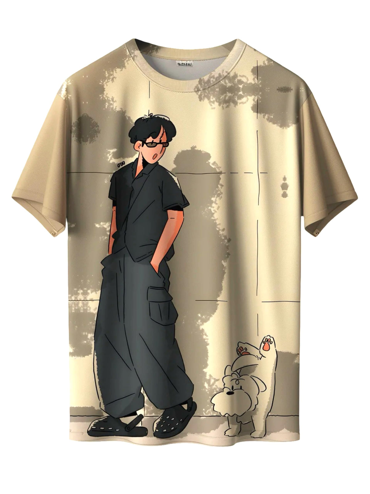 Bold japanese art t shirt for men