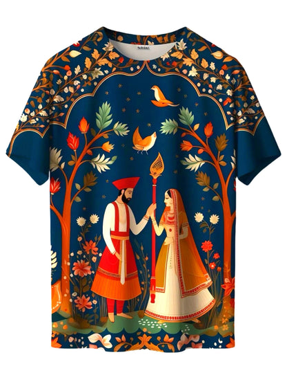 Bold japanese art t shirt for men