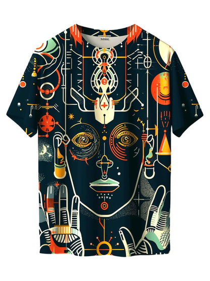 Bold japanese art t shirt for men