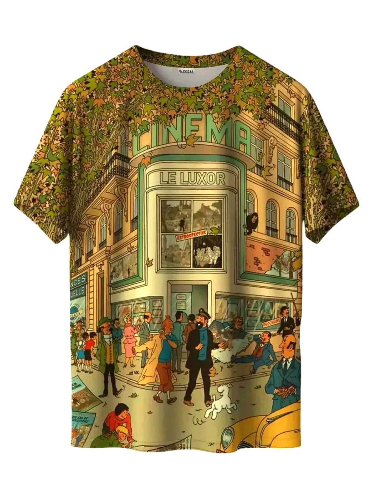 Bold japanese art t shirt for men
