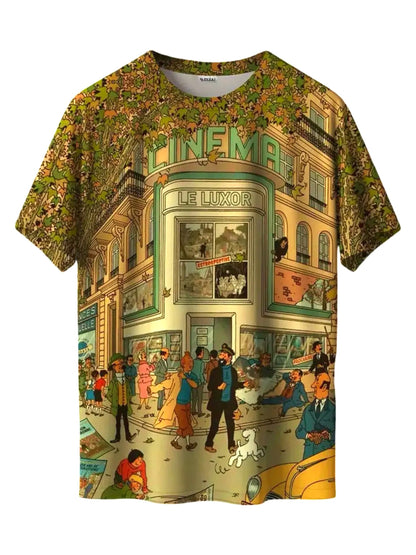 Bold japanese art t shirt for men
