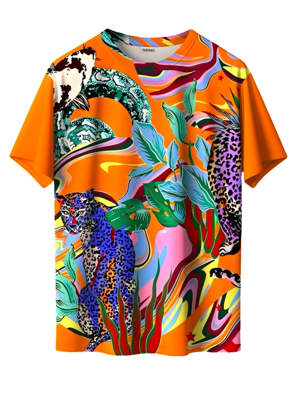 Bold japanese art t shirt for men