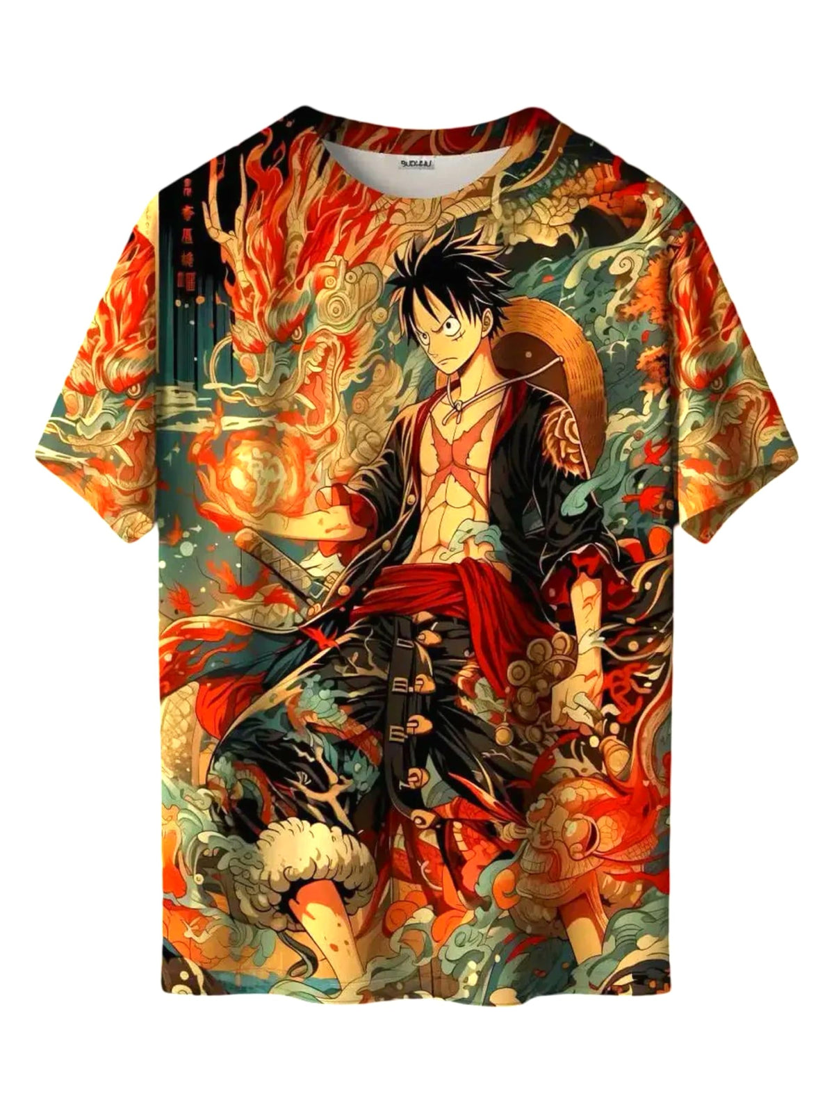 Bold japanese art t shirt for men