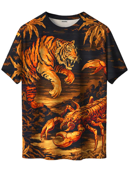 Bold japanese art t shirt for men