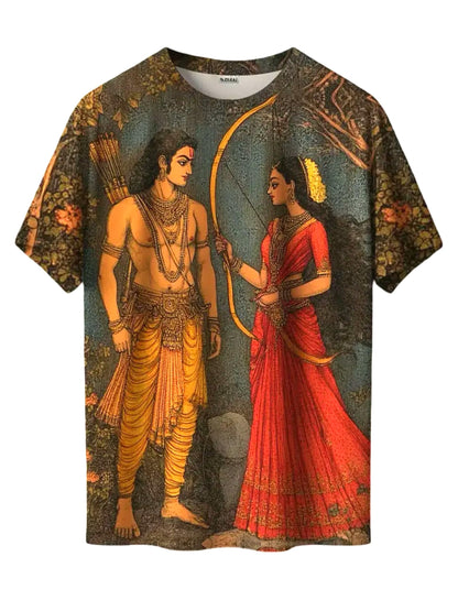 Bold japanese art t shirt for men