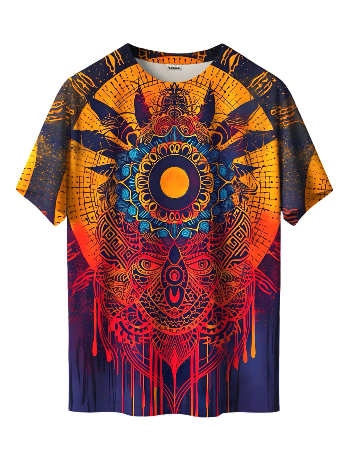 Bold japanese art t shirt for men