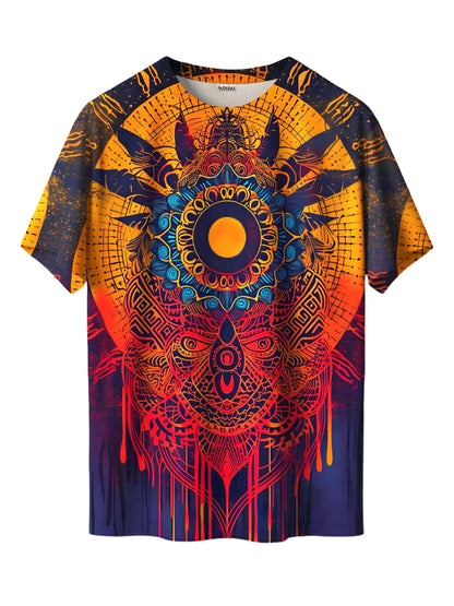 Bold japanese art t shirt for men