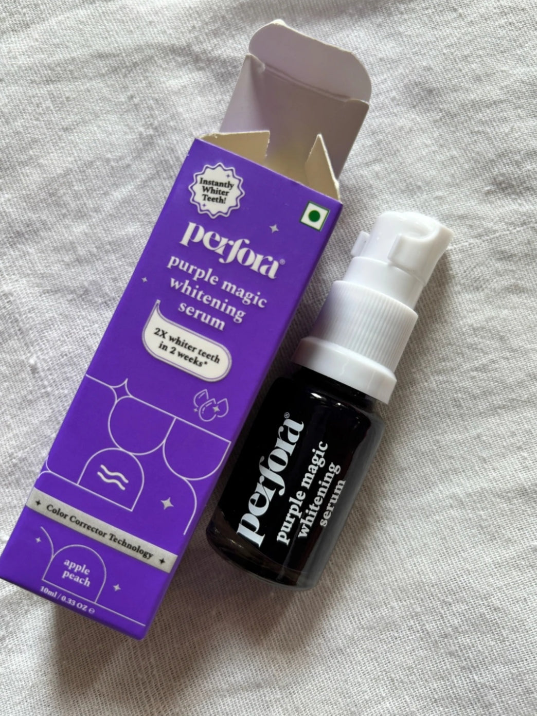 magic teeth whitening purple serum