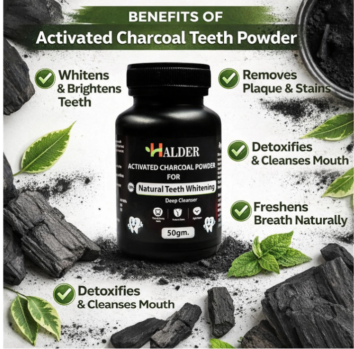 HR teeth whitning charcoal