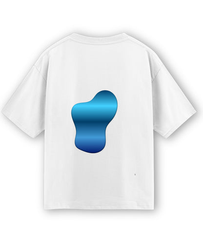 White Oversized T-shirt Back Design