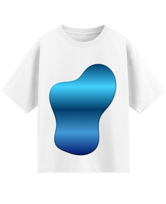 White Oversized T-shirt Front Design