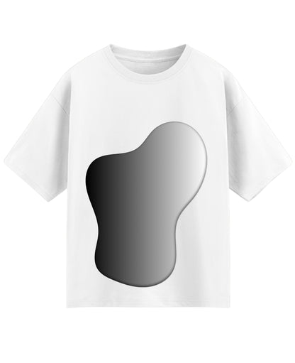 White Oversized T-shirt Front Design