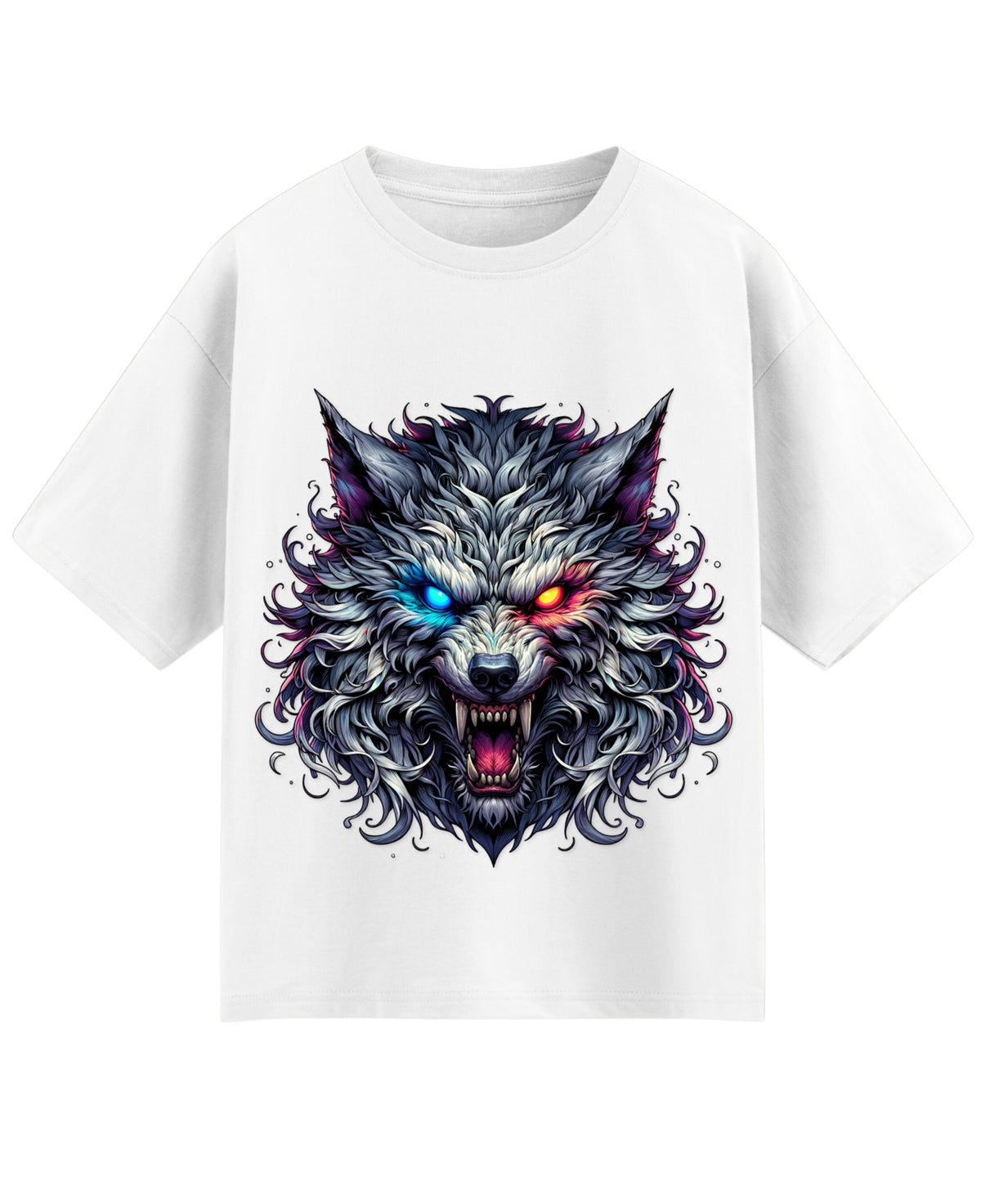 White Oversized T-shirt Front Design