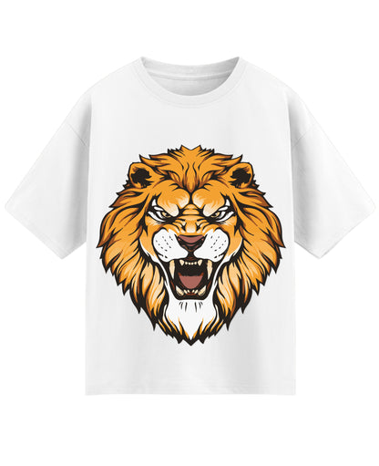 White Oversized T-shirt Front Design